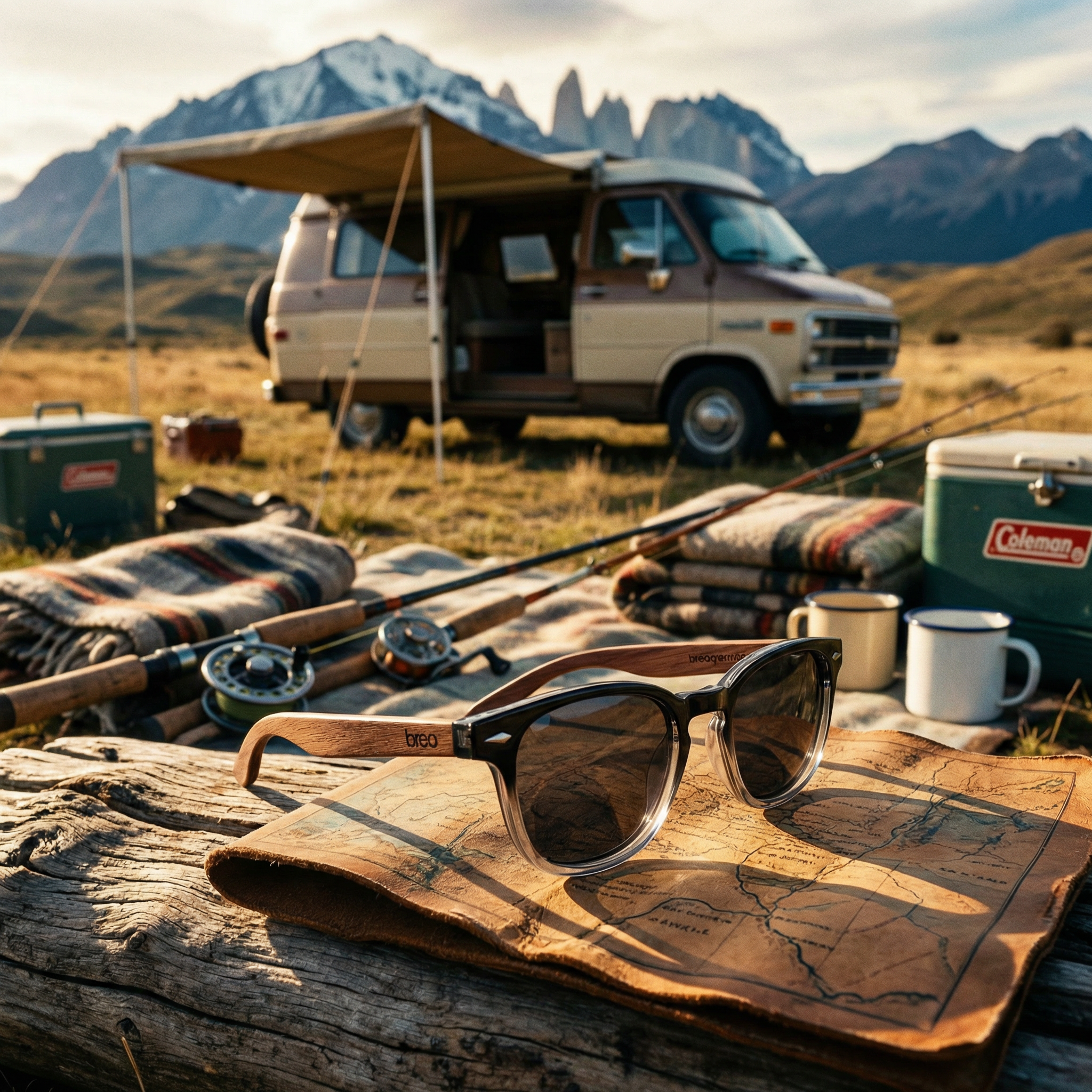 Joshua Sunglasses – Wooden Leg UV400 Sunglasses by Breo Studio - Breo Studio