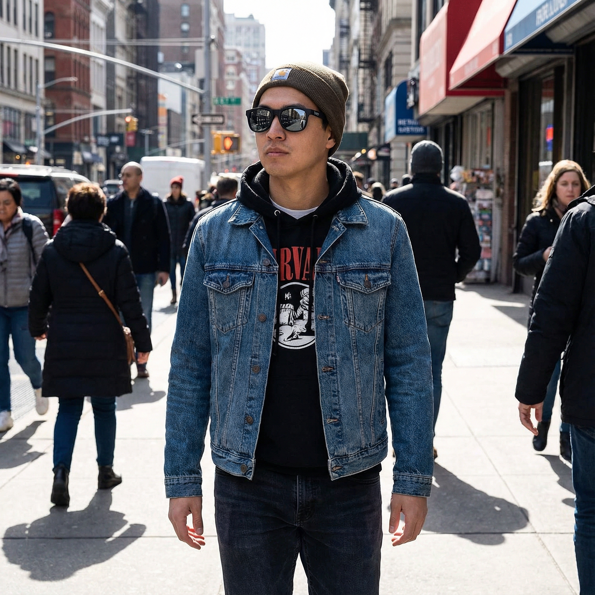 Uptones Sunglasses – Black / Smoked Lens - Breo Studio