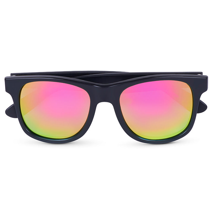 Floating Black Sunglasses with Orange/Yellow Lens - Breo Studio