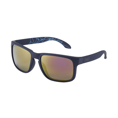 Scope Navy & Blue Sunglasses with Mirror Pink Lens - Breo Studio